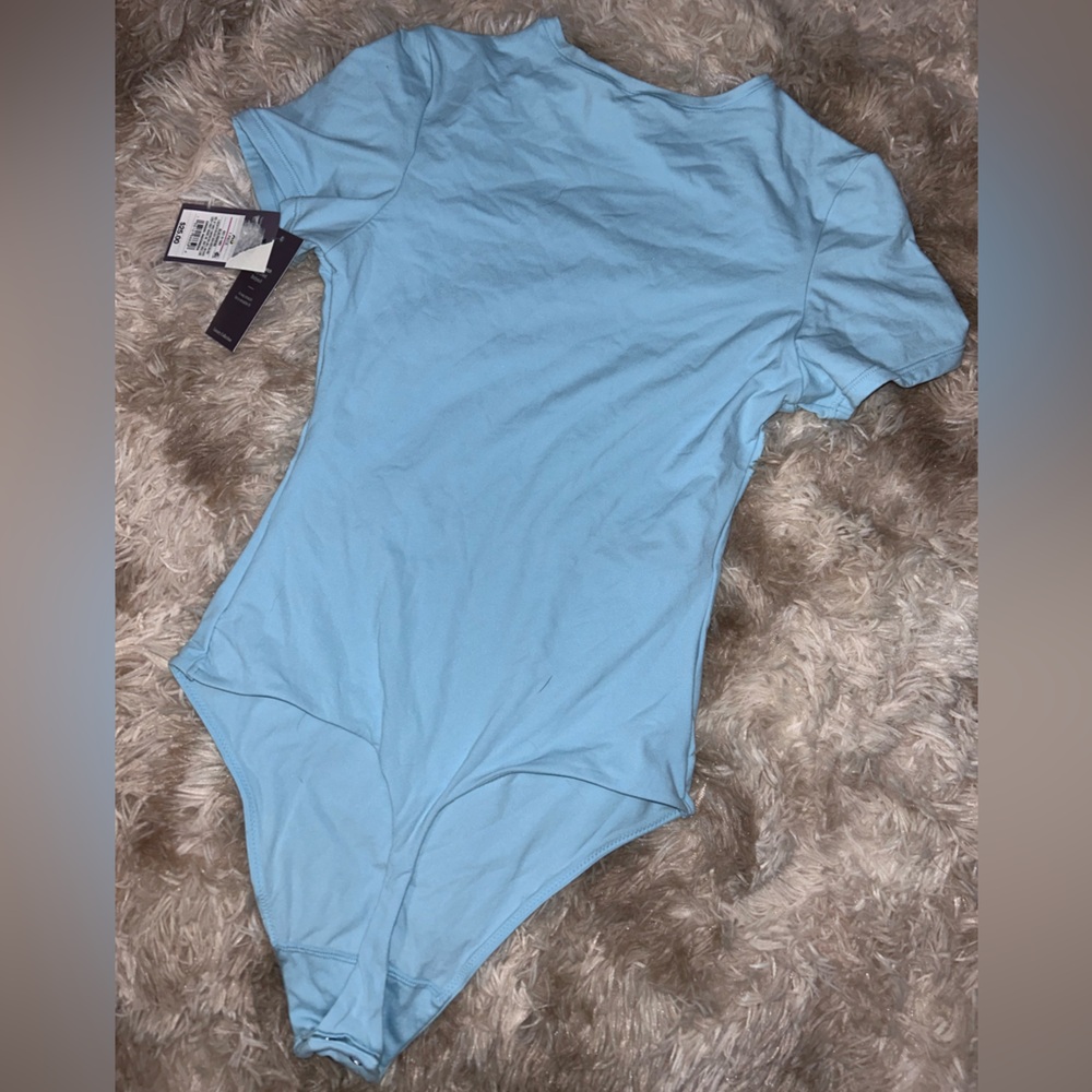 Auden Luxury Collection, Fully Lined Bodysuit, 4-way stretch, Crewneck Thong NWT - Picture 4 of 5